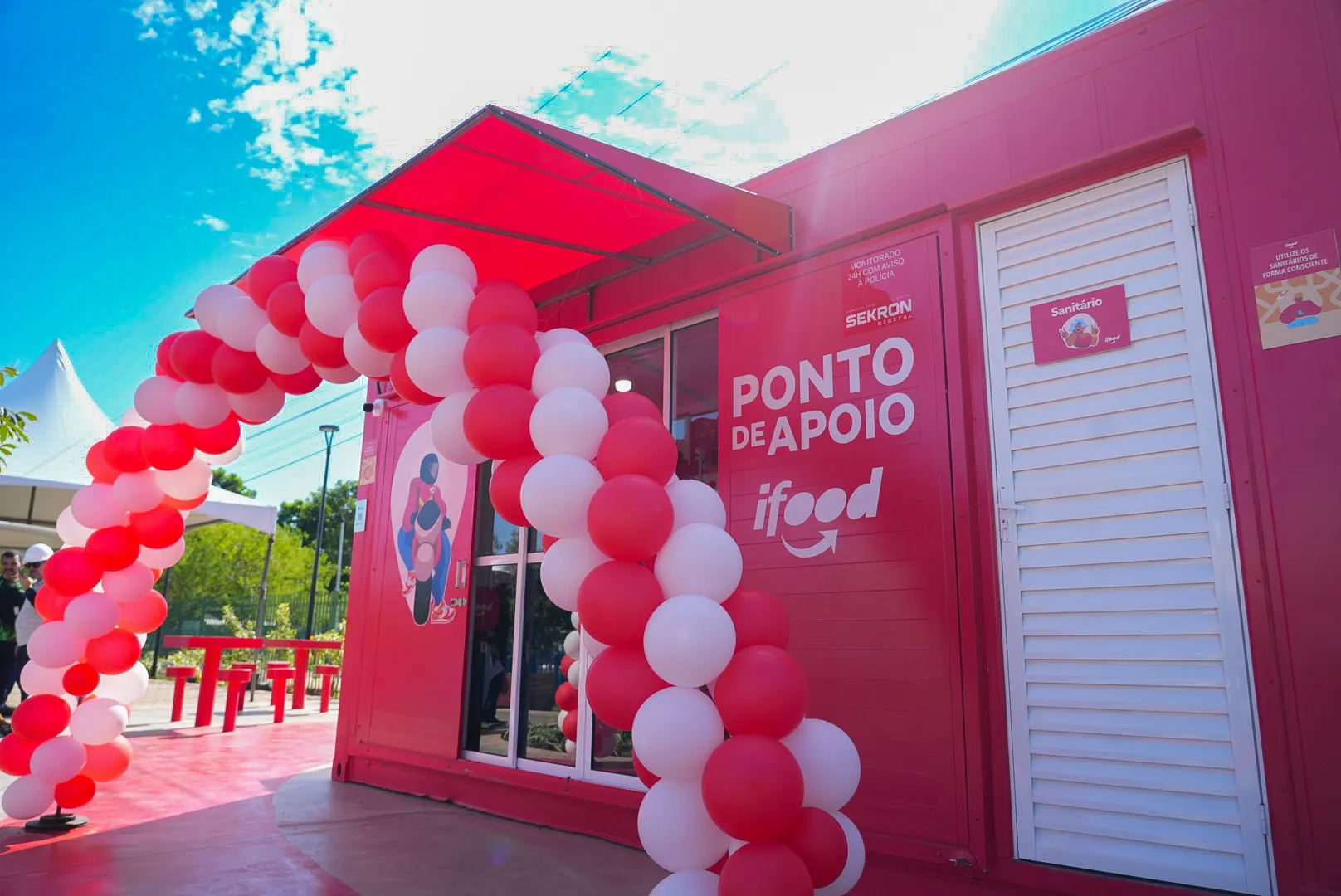 Porto Velho inaugura primeiro Ponto de Apoio para motoboys